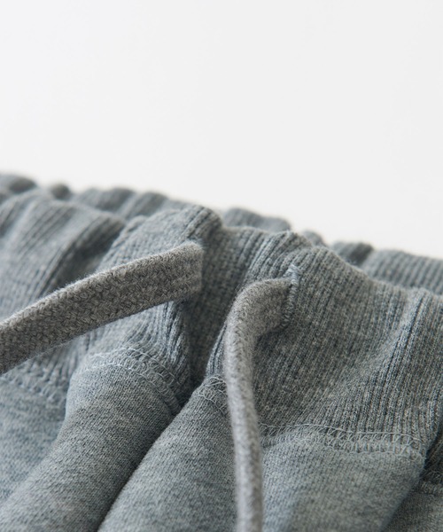 CUBE SUGAR（キューブシュガー）の「CVC裏毛裏起毛ロゴプリントスウェットパンツ（スウェットパンツ・レディース・ネイビー/グリーン/オートミール/トップグレー・M）」の18枚目の写真