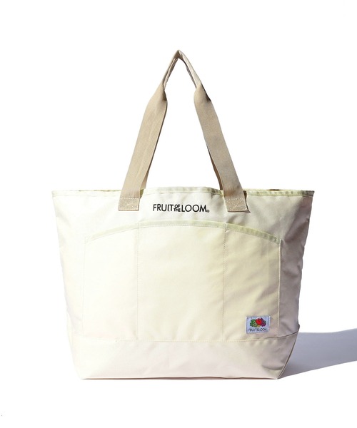 FRUIT OF THE LOOM（フルーツオブザルーム）の「BIG TOTE BAG（トートバッグ・メンズ・ブラック/杢グレー/カーキ/オフホワイト・FREE）」の11枚目の写真