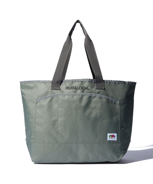 FRUIT OF THE LOOM（フルーツオブザルーム）の「BIG TOTE BAG（トートバッグ・メンズ・ブラック/杢グレー/カーキ/オフホワイト・FREE）」の14枚目の写真