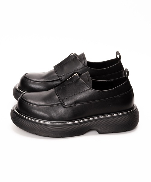 SVEC（シュベック）の「センタージップ ボリュームソール スリッポンシューズ（スリッポン・メンズ・ブラック・40/42/43/44/41/39）」の8枚目の写真