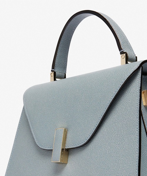 Valextra（ヴァレクストラ）の「ミディアム イジィデ（ハンドバッグ・レディース・アッシュグレー/ブルー系2/ブラウン系2/ダークグレー/ネイビー系1/ピンク系2・ONE SIZE）」の21枚目の写真