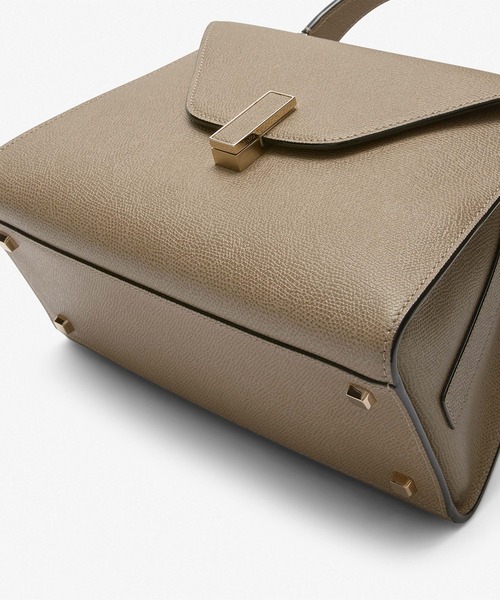 Valextra（ヴァレクストラ）の「ミディアム イジィデ（ハンドバッグ・レディース・アッシュグレー/ブルー系2/ブラウン系2/ダークグレー/ネイビー系1/ピンク系2・ONE SIZE）」の12枚目の写真