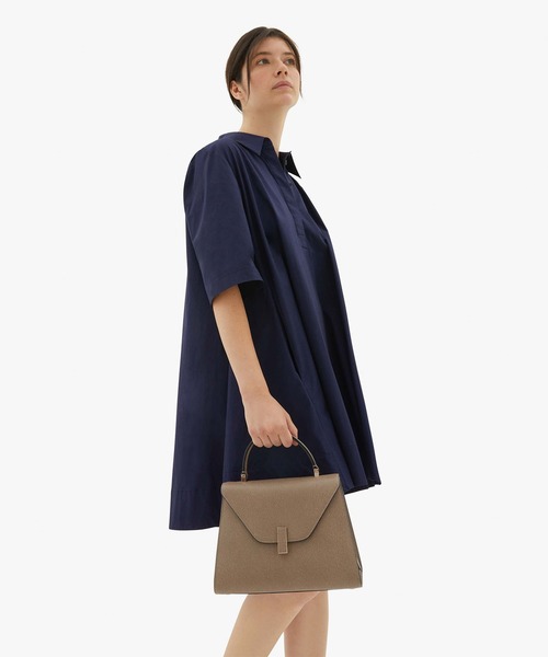 Valextra（ヴァレクストラ）の「ミディアム イジィデ（ハンドバッグ・レディース・アッシュグレー/ブルー系2/ブラウン系2/ダークグレー/ネイビー系1/ピンク系2・ONE SIZE）」の15枚目の写真