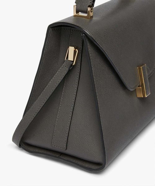 Valextra（ヴァレクストラ）の「ミディアム イジィデ（ハンドバッグ・レディース・アッシュグレー/ブルー系2/ブラウン系2/ダークグレー/ネイビー系1/ピンク系2・ONE SIZE）」の8枚目の写真