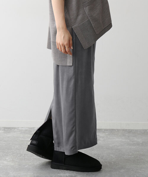 SLOBE IENA（スローブイエナ）の「ピーチサテンベイカースカート