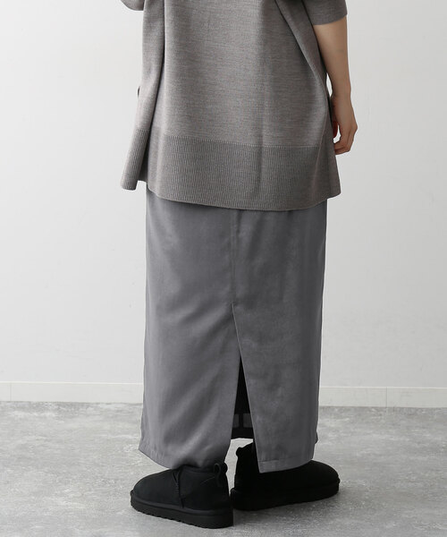 SLOBE IENA（スローブイエナ）の「ピーチサテンベイカースカート