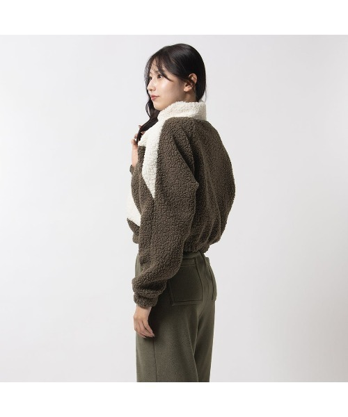 Reebok(リーボック)の「ウィンター シェルパ トラックトップ / CL WINTER SHERPA TRACKTOP(その他アウター・レディース・アーミー/ブラウン系その他/ブラック・LARGE/MEDIUM/SMALL/X-LARGE)」の4枚目の写真