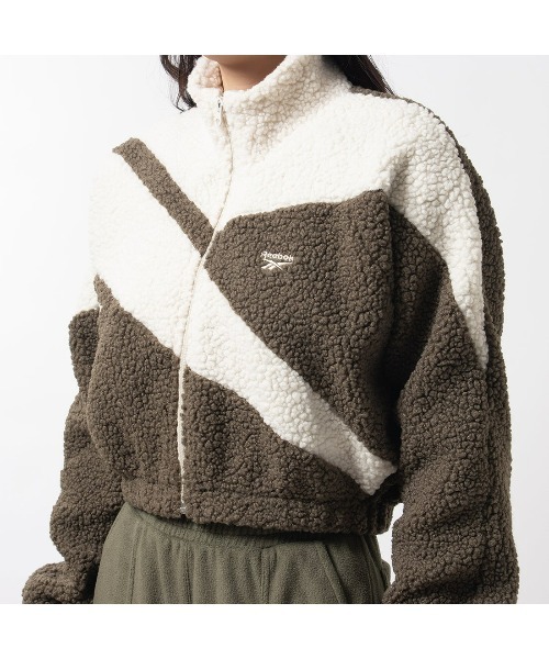 Reebok(リーボック)の「ウィンター シェルパ トラックトップ / CL WINTER SHERPA TRACKTOP(その他アウター・レディース・アーミー/ブラウン系その他/ブラック・LARGE/MEDIUM/SMALL/X-LARGE)」の6枚目の写真