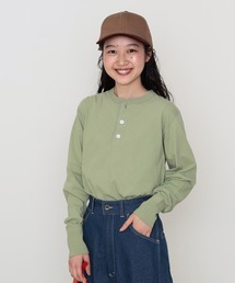 Healthknit / 別注 ヘンリー ネック ロングスリーブ