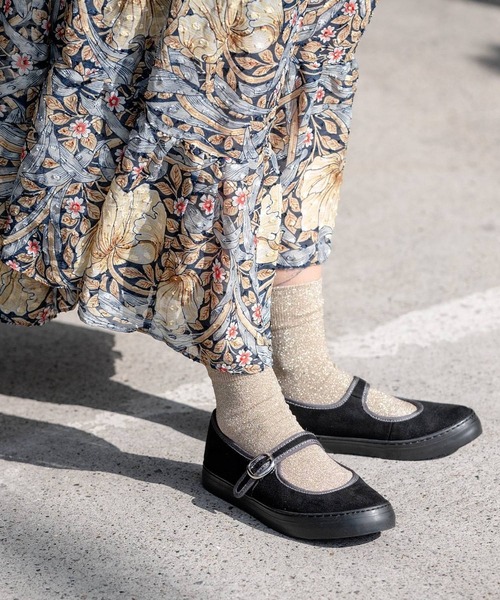 SLACK FOOTWEAR(スラックフットウェア)の「SLACK FOOTWEAR スラックフットウェア/バレエシューズ ストラップ メリージェーンシューズ TOLTE(バレエシューズ・レディース・ブラック/ベージュ/ブラック系その他・24.5/25/24/23/23.5/25.5)」の3枚目の写真