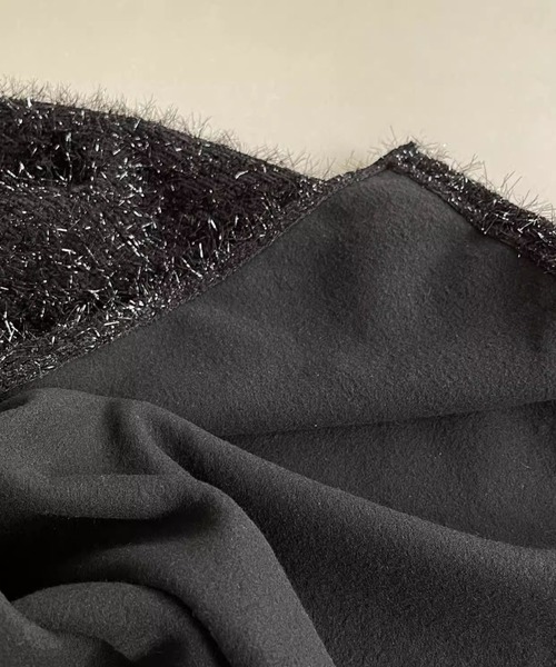 LAC-VERT(ラック・ヴェール)の「ラメボンディングロングスカート(スカート・レディース・ブラック/モカ・FREE)」の19枚目の写真