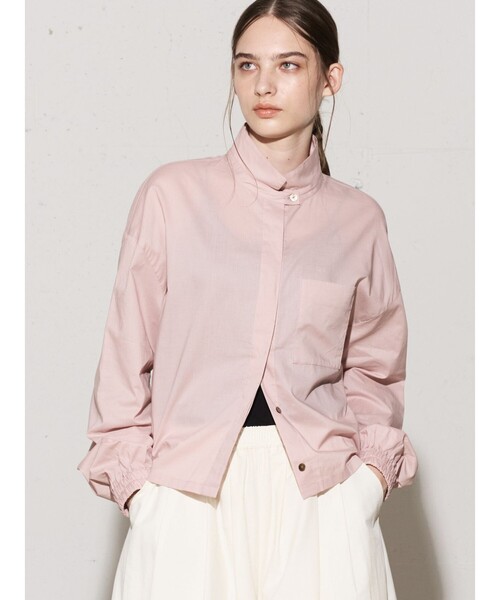 ブラウス シャツ MIDIUMISOLID for Ladies シャツブルゾン レディース セール】MIDIUMISOLID for Ladies シャツブルゾン（シャツ