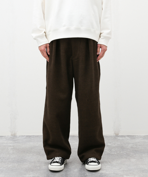 JOURNAL STANDARD(ジャーナルスタンダード)の「ツイードメランジ オーバーパンツ(その他パンツ・メンズ・ブラウン/スミクロ/グレー/キャメル・SMALL/MEDIUM/LARGE)」の1枚目の写真