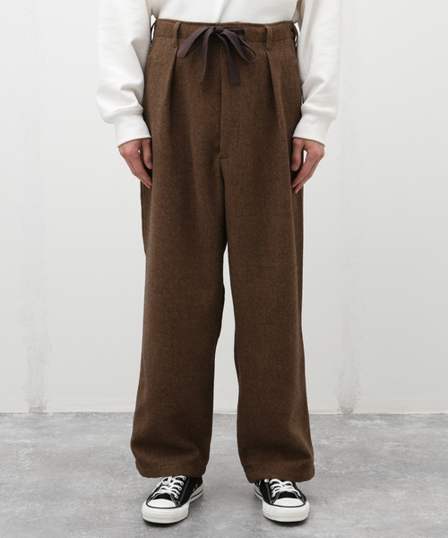 JOURNAL STANDARD(ジャーナルスタンダード)の「ツイードメランジ オーバーパンツ(その他パンツ・メンズ・ブラウン/スミクロ/グレー/キャメル・SMALL/MEDIUM/LARGE)」の6枚目の写真