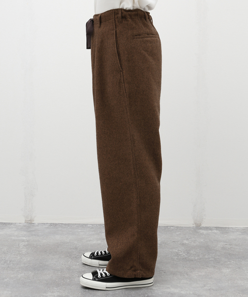 JOURNAL STANDARD(ジャーナルスタンダード)の「ツイードメランジ オーバーパンツ(その他パンツ・メンズ・ブラウン/スミクロ/グレー/キャメル・SMALL/MEDIUM/LARGE)」の7枚目の写真