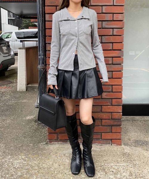 NANEA(ナネア)の「襟付きシャツ/カーディガン(Tシャツ/カットソー・レディース・ホワイト/グレー/オフホワイト/ライトグレー・MEDIUM/LARGE/SMALL)」の19枚目の写真