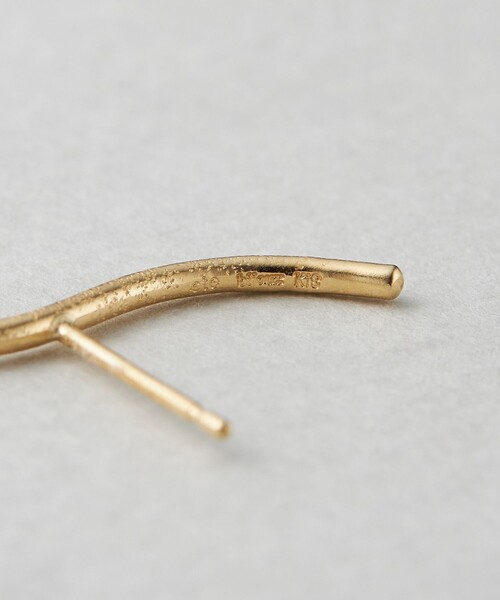 K18YG ドロー ピアス（ピアス（両耳用））｜ete bijoux（エテビジュー