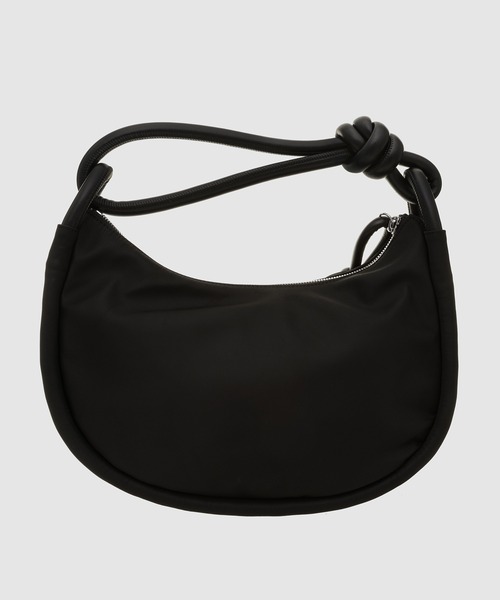GANNI(ガニー)の「Knot Baguette(ハンドバッグ・レディース・ブラック・ONE SIZE)」の2枚目の写真