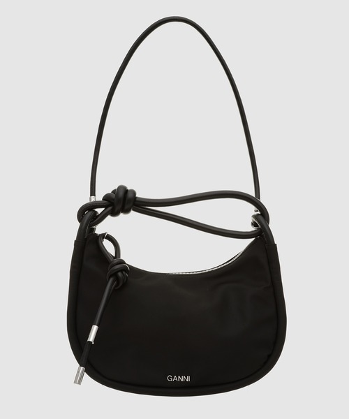 GANNI(ガニー)の「Knot Baguette(ハンドバッグ・レディース・ブラック・ONE SIZE)」の3枚目の写真