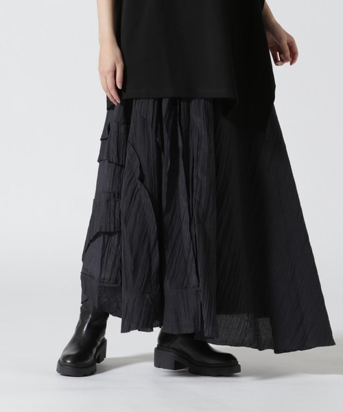 AULA（アウラ）の「AULA/アウラ/Peace Work Long Skirt（スカート・レディース・イエロー/ブラック・F）」の17枚目の写真