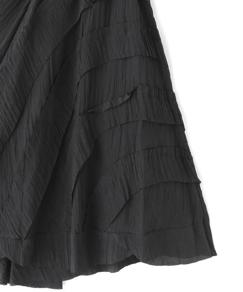 AULA（アウラ）の「AULA/アウラ/Peace Work Long Skirt（スカート・レディース・イエロー/ブラック・F）」の8枚目の写真