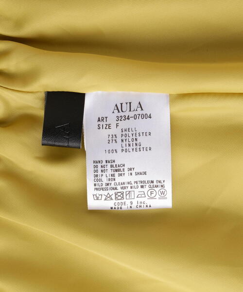AULA（アウラ）の「AULA/アウラ/Peace Work Long Skirt（スカート・レディース・イエロー/ブラック・F）」の16枚目の写真