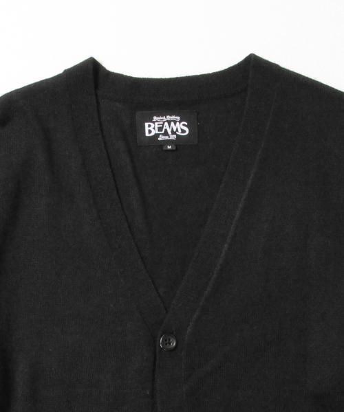 BEAMS(ビームス)の「◆BEAMS / ウール×アクリル Vネック カーディガン/(カーディガン/ボレロ・メンズ・ブラック/ブラウン系その他/ワイン/ネイビー・X-LARGE/SMALL/MEDIUM/LARGE)」の12枚目の写真