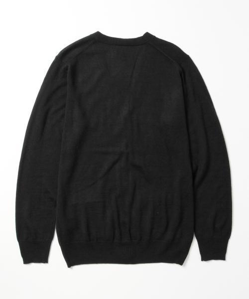 BEAMS(ビームス)の「◆BEAMS / ウール×アクリル Vネック カーディガン/(カーディガン/ボレロ・メンズ・ブラック/ブラウン系その他/ワイン/ネイビー・X-LARGE/SMALL/MEDIUM/LARGE)」の22枚目の写真