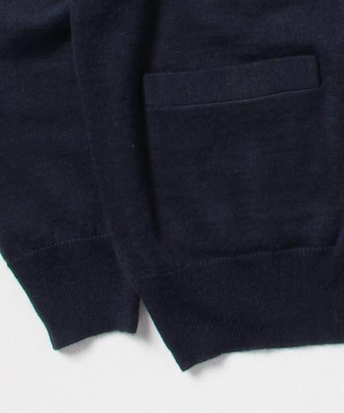 BEAMS(ビームス)の「◆BEAMS / ウール×アクリル Vネック カーディガン/(カーディガン/ボレロ・メンズ・ブラック/ブラウン系その他/ワイン/ネイビー・X-LARGE/SMALL/MEDIUM/LARGE)」の20枚目の写真