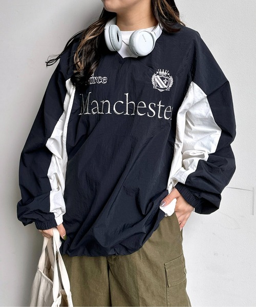 CPCM(シーピーシーエム)の「配色切替プルオーバー(Tシャツ/カットソー・メンズ・ネイビー/ブラック/グレー・FREE)」の3枚目の写真