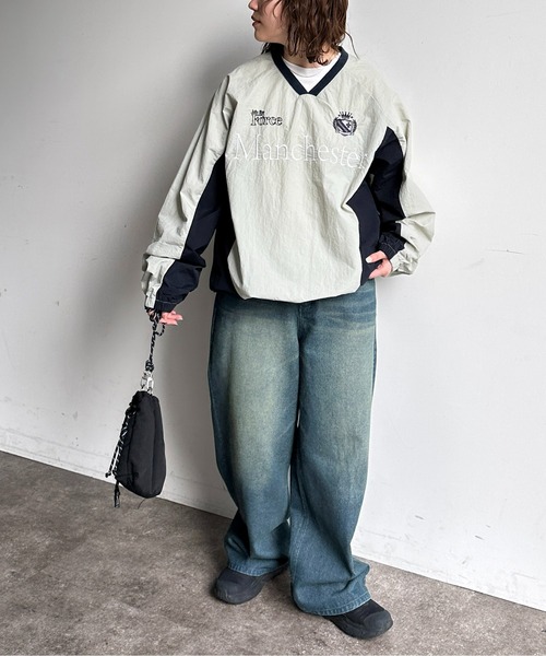 配色切替プルオーバー（Tシャツ/カットソー）｜CPCM（シーピーシーエム）