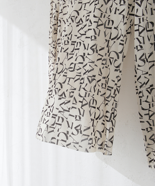 JOURNAL STANDARD（ジャーナルスタンダード）の「メッシュプリントインナー（Tシャツ/カットソー・レディース・ホワイト系その他/ブラウン・FREE）」の3枚目の写真