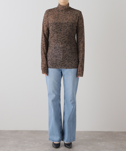 JOURNAL STANDARD（ジャーナルスタンダード）の「メッシュプリントインナー（Tシャツ/カットソー・レディース・ホワイト系その他/ブラウン・FREE）」の11枚目の写真