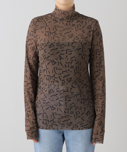 JOURNAL STANDARD（ジャーナルスタンダード）の「メッシュプリントインナー（Tシャツ/カットソー・レディース・ホワイト系その他/ブラウン・FREE）」の14枚目の写真