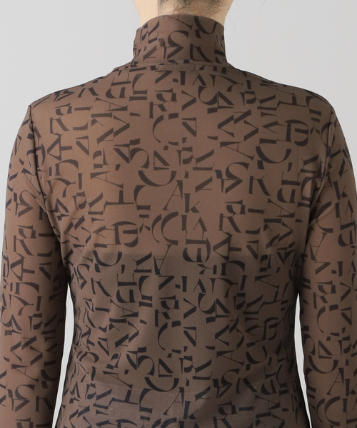 JOURNAL STANDARD（ジャーナルスタンダード）の「メッシュプリントインナー（Tシャツ/カットソー・レディース・ホワイト系その他/ブラウン・FREE）」の10枚目の写真