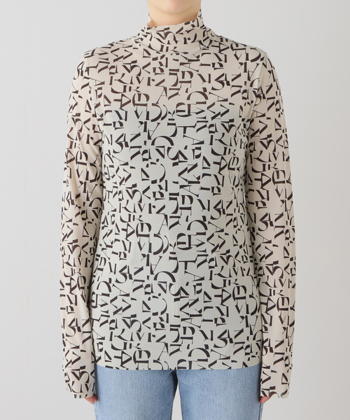 JOURNAL STANDARD（ジャーナルスタンダード）の「メッシュプリントインナー（Tシャツ/カットソー・レディース・ホワイト系その他/ブラウン・FREE）」の18枚目の写真