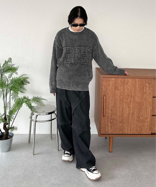 sedacle（セダクル）の「2way切り替えデニムパンツ（デニムパンツ・メンズ・ブルー/ブラック/インディゴブルー/グレー・SMALL/MEDIUM/LARGE）」の20枚目の写真
