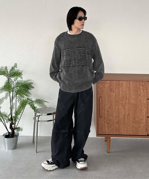 sedacle（セダクル）の「2way切り替えデニムパンツ（デニムパンツ・メンズ・ブルー/ブラック/インディゴブルー/グレー・SMALL/MEDIUM/LARGE）」の19枚目の写真