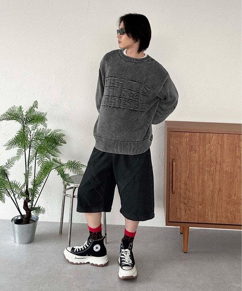sedacle（セダクル）の「2way切り替えデニムパンツ（デニムパンツ・メンズ・ブルー/ブラック/インディゴブルー/グレー・SMALL/MEDIUM/LARGE）」の18枚目の写真