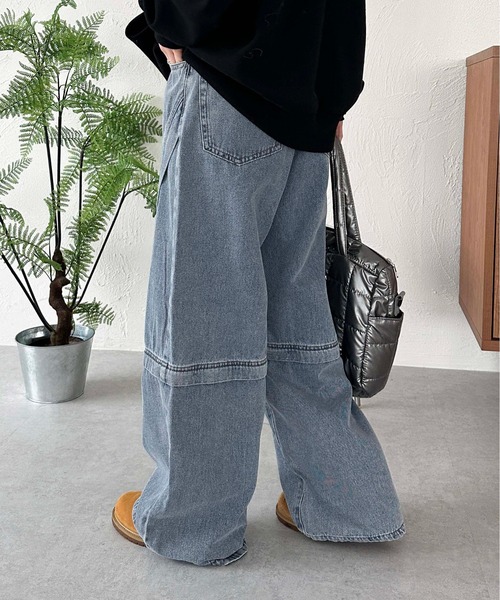 sedacle（セダクル）の「2way切り替えデニムパンツ（デニムパンツ
