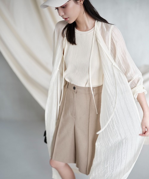 N.(N. Natural Beauty Basic)(エヌエヌナチュラルビューティーベーシック)の「◆麻混キャップ(キャップ・レディース・ナチュラル/ブラック・フリ-)」の9枚目の写真