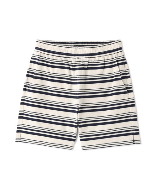 schott(ショット)の「Schott/ショット/HORIZONTAL STRIPES SHORTS/ホリゾンタル ストライプショーツ(デニムパンツ・メンズ・ネイビー/ブラック・M/L/XL)」の14枚目の写真