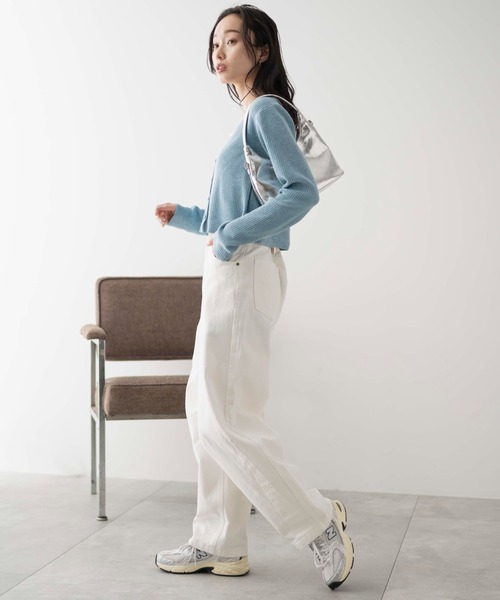 WEGO（ウィゴー）の「WEGO/カーブデニムパンツ（デニムパンツ・レディース・ブラック系1/ホワイト/ライトインディゴブルー・LARGE/MEDIUM/SMALL）」の15枚目の写真