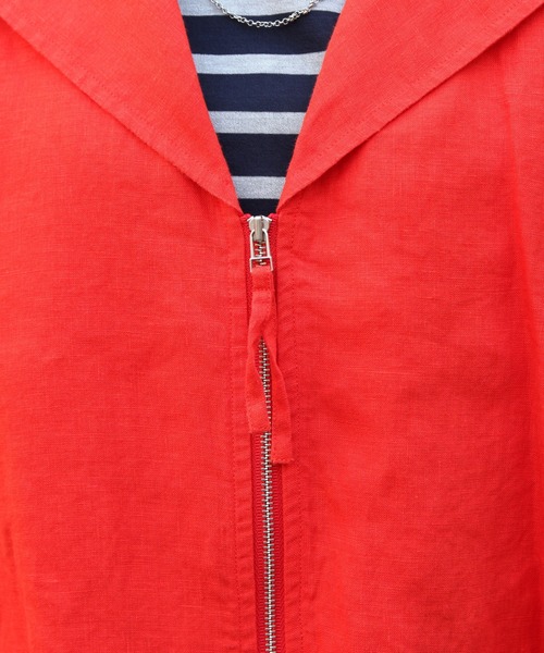 ORCIVAL(オーシバル)の「ORCIVAL/オーシバル セーラージャケット SAILOR JACKET OR-B0265 YLM(ブルゾン・レディース・ネイビー/レッド・1)」の9枚目の写真