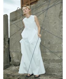 UN3D. | タックギャザーワイドパンツ(その他パンツ)