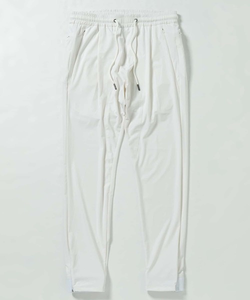 1PIU1UGUALE3  RELAX （ウノピゥウノウグァーレトレ リラックス）の「1PIU1UGUALE3 RELAX(ウノピゥウノウグァーレトレ リラックス)サルエル仕様 ストレッチ ロングパンツ スラックス (接触冷感)（その他パンツ・メンズ・ホワイト/ブラック系その他/ブラック/ホワイト系その他・M/S/XL/L/XXL）」の6枚目の写真