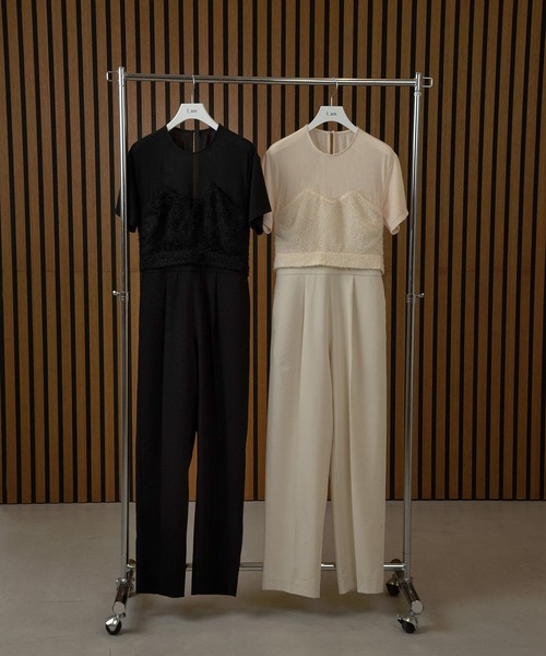 I_am(アイアム)の「docking cloth all in one / ドッキングクロスオールインワン(つなぎ/オールインワン・レディース・アイボリー/ブラック・SMALL/MEDIUM)」の8枚目の写真