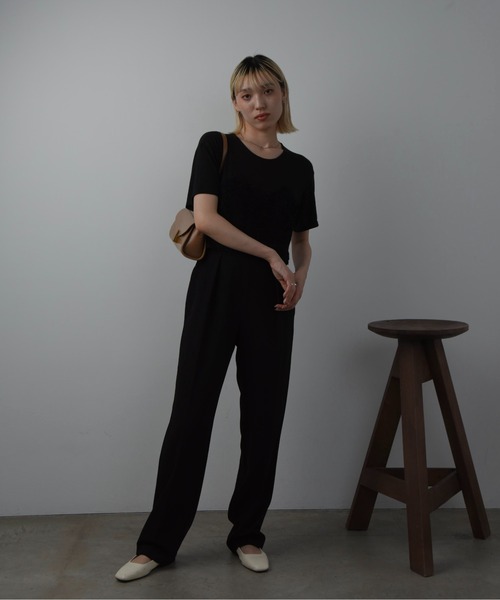 I_am(アイアム)の「docking cloth all in one / ドッキングクロスオールインワン(つなぎ/オールインワン・レディース・アイボリー/ブラック・SMALL/MEDIUM)」の12枚目の写真