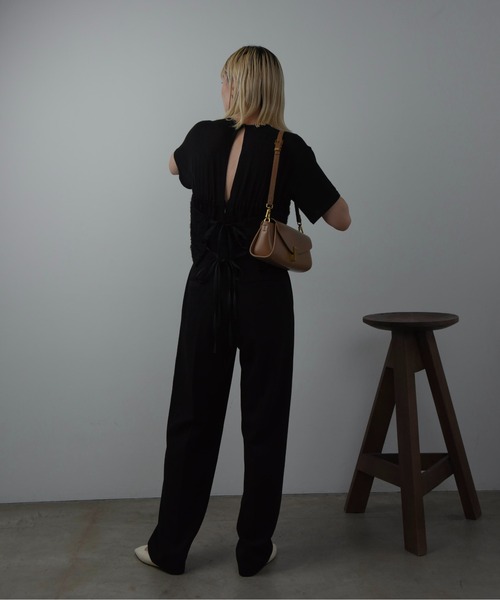 I_am(アイアム)の「docking cloth all in one / ドッキングクロスオールインワン(つなぎ/オールインワン・レディース・アイボリー/ブラック・SMALL/MEDIUM)」の14枚目の写真