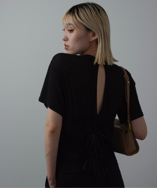 I_am(アイアム)の「docking cloth all in one / ドッキングクロスオールインワン(つなぎ/オールインワン・レディース・アイボリー/ブラック・SMALL/MEDIUM)」の16枚目の写真